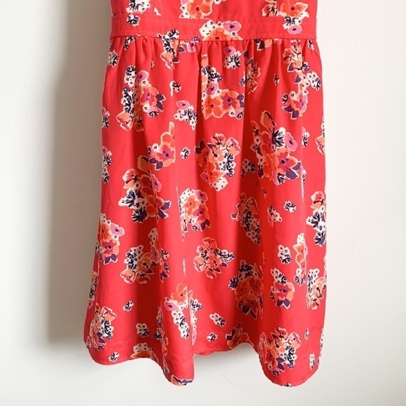 American Eagle Red Floral Mini Dress Y2K - Picture 4 of 9